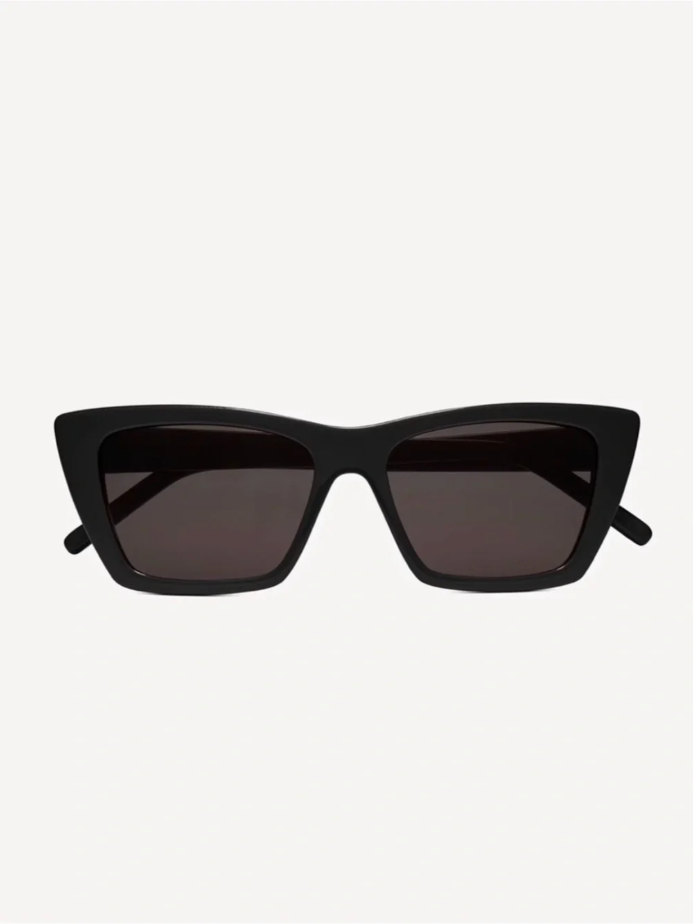 Yves Saint Laurent Black Cat-Eye Square Sunglasses